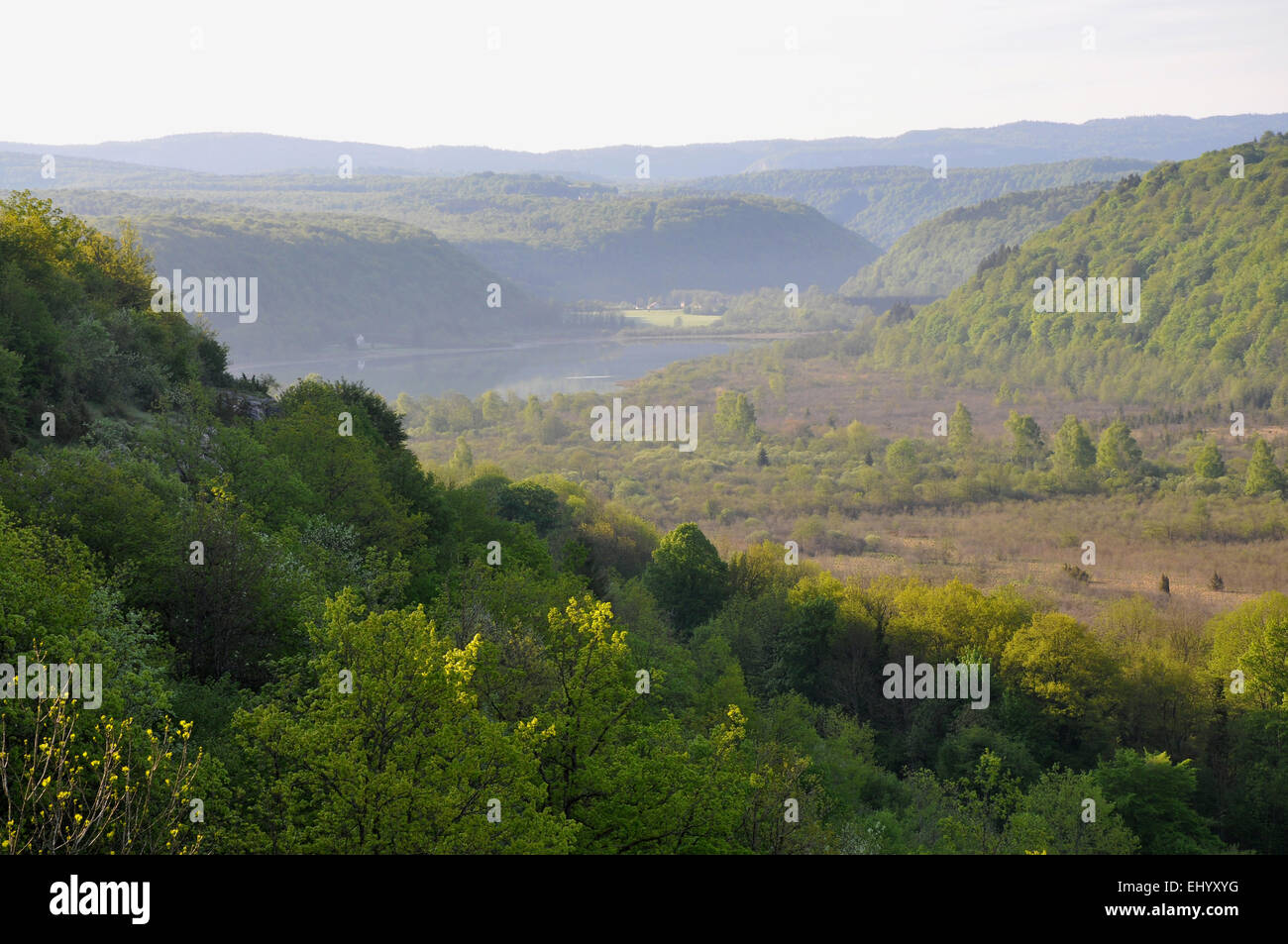 France, Europe, Jura, herisson, vallée, lac, lac de Chambly, doucier, franche-comte Banque D'Images