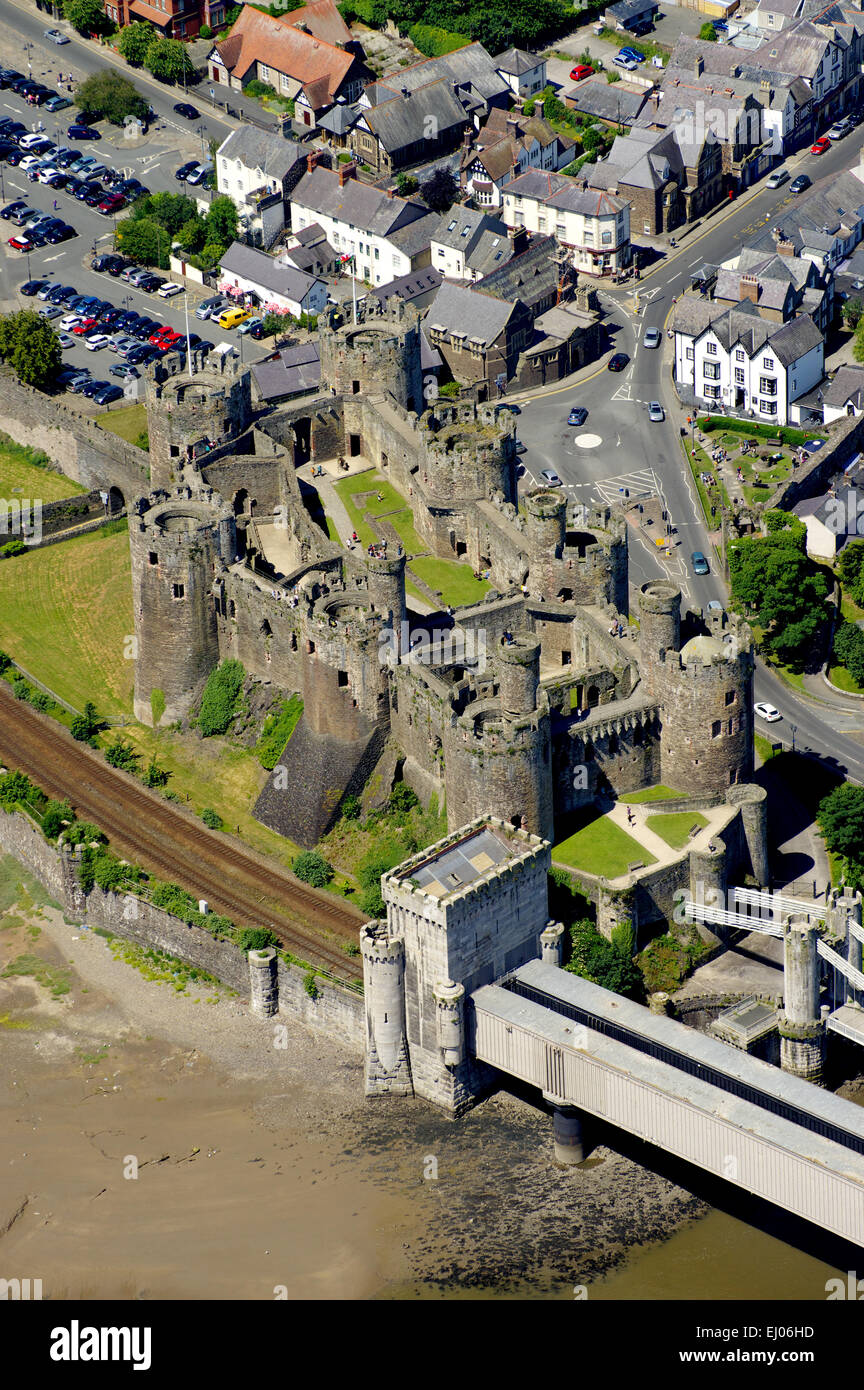 Château de Conwy, Conwy, North East Wales Banque D'Images