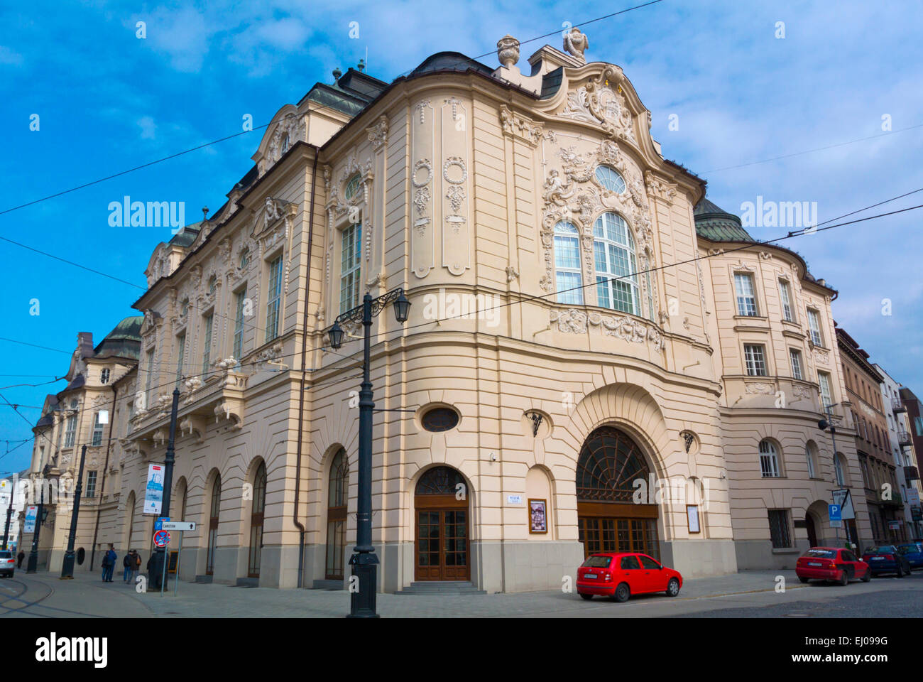 Palac Reduta (1773), de style baroque de la construction de maisons, salle de concert et de café, vieille ville, Bratislava, Slovaquie, Europe Banque D'Images