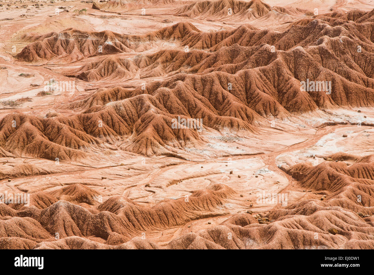 Amérique du Sud, Amérique latine, Colombie, nature, Tatacao, désert, des formations rocheuses, Huila, érosion, parc national, Banque D'Images