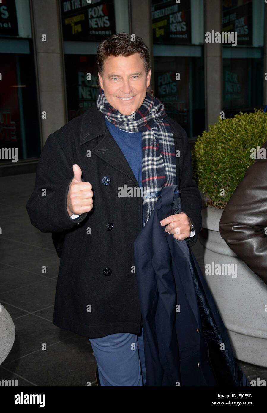 New York, NY, USA. 18 Mar, 2015. Ted McGinley dehors et environ pour la célébrité Candids - WED, New York, NY 18 mars 2015. © Derek Storm/Everett Collection/Alamy Live News Banque D'Images