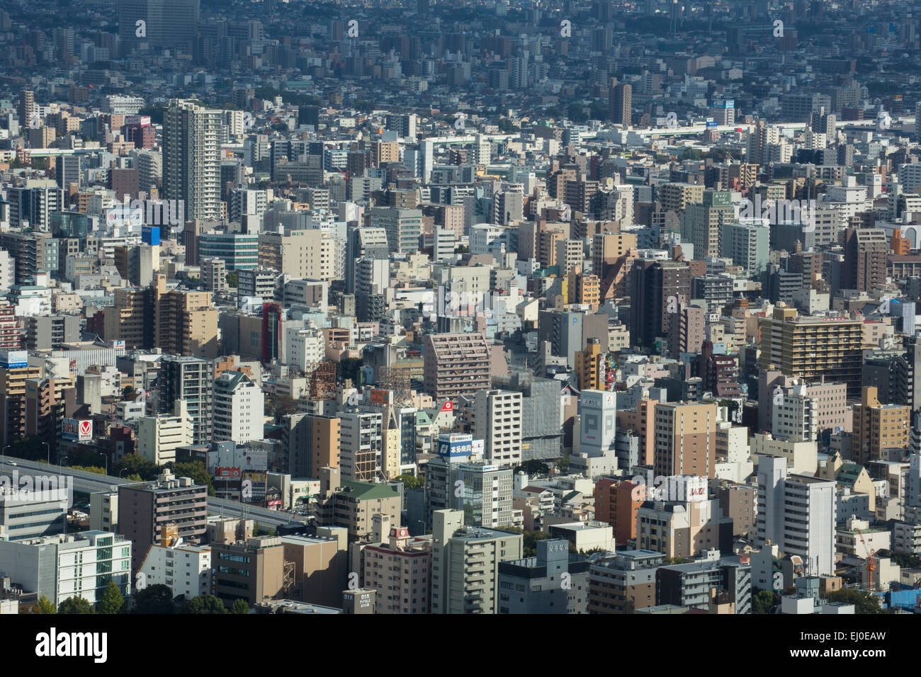 City, Japon, Asie, Nagoya, Aichi, aérienne, l'architecture, les bâtiments, l'aube, le centre-ville, Metropolis, aucun peuple, panorama, touristique, tr Banque D'Images