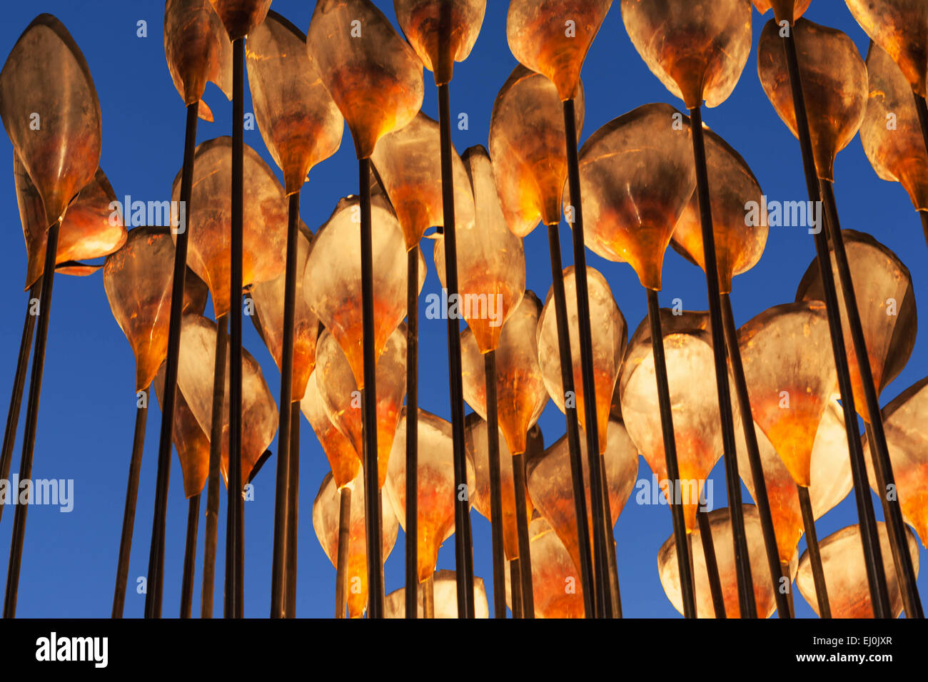 Torches olympiques aux Jeux Olympiques de Londres au Musée de Londres Banque D'Images