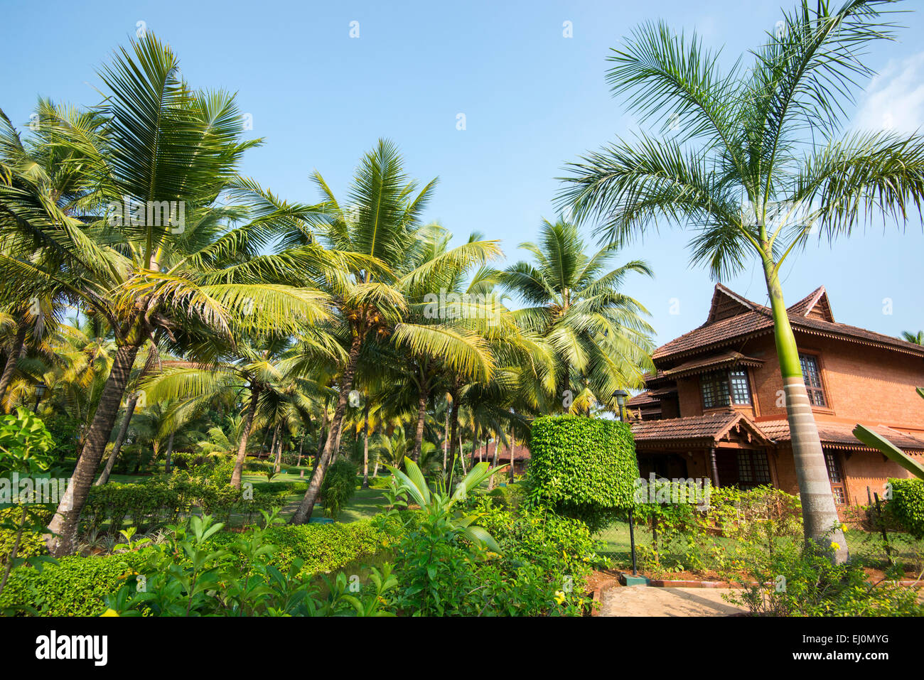 L'Eastend Lakesong Kumarakom, Kerala en Inde Banque D'Images