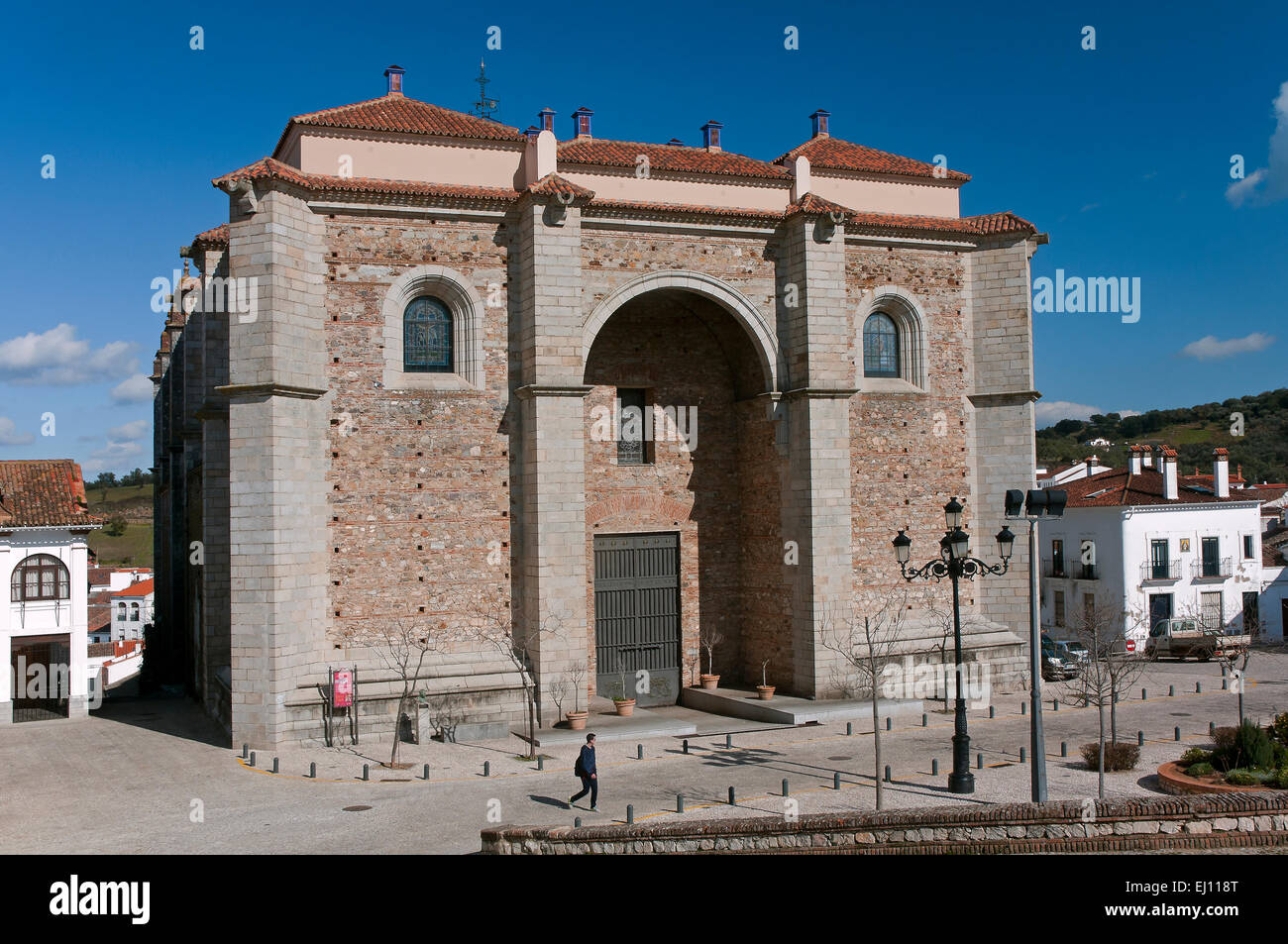Église de l'Assomption, Aracena, Huelva province, région d'Andalousie, Espagne, Europe Banque D'Images
