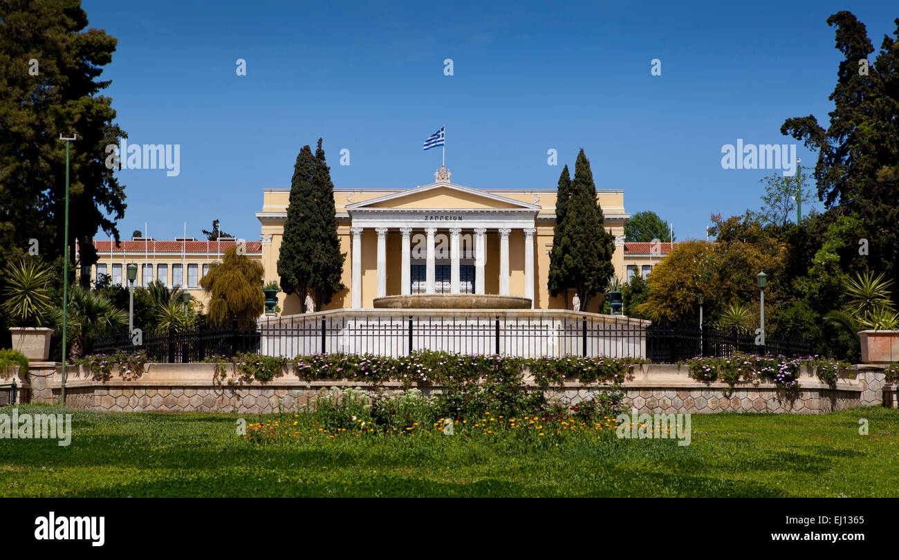 Le hall Zappeion à Athènes, Grèce. Banque D'Images