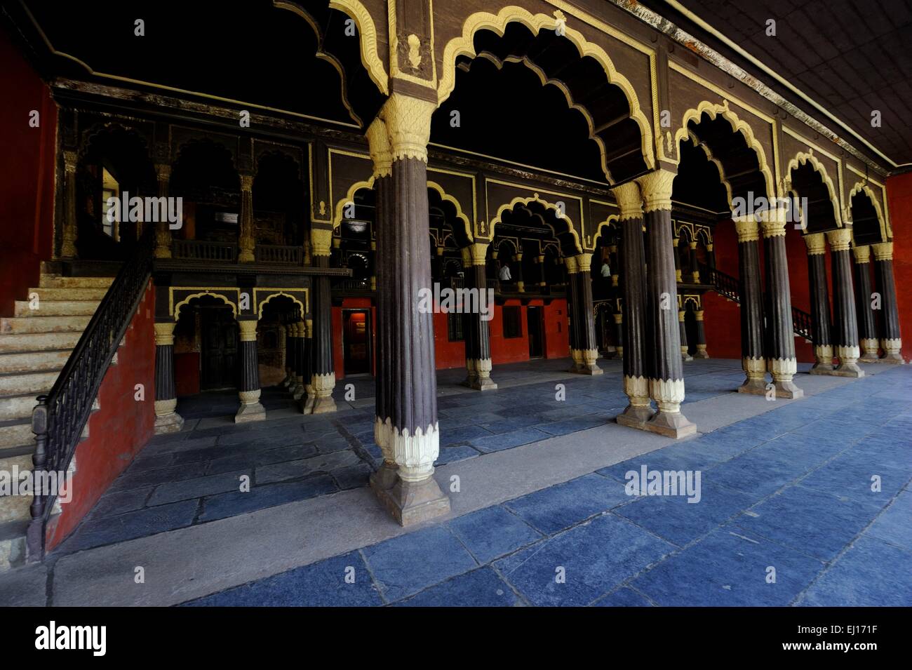 Le palais du Sultan Tipu en Inde, l'Inde Banque D'Images