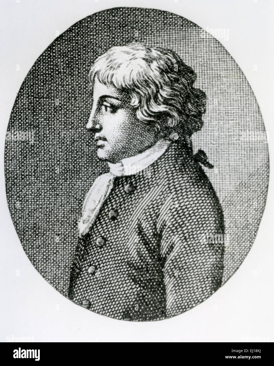 GIOVANNI PERGOLESI (1710-1736) compositeur italien Banque D'Images