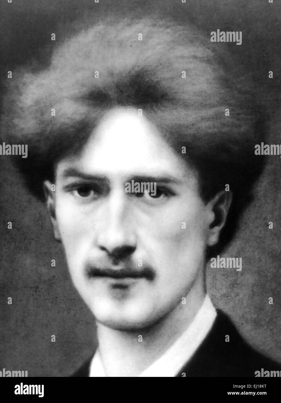 IGNACY Jan Paderewski (1860-1941) pianiste et chef d'orchestre polonais vers 1900 Banque D'Images