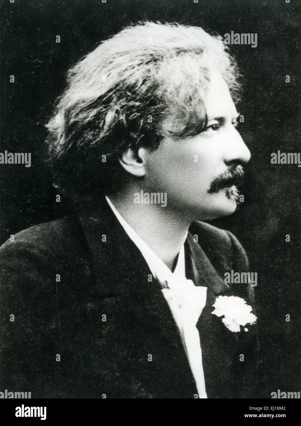 IGNACY Jan Paderewski (1860-1941) pianiste et chef d'orchestre polonais vers 1900 Banque D'Images