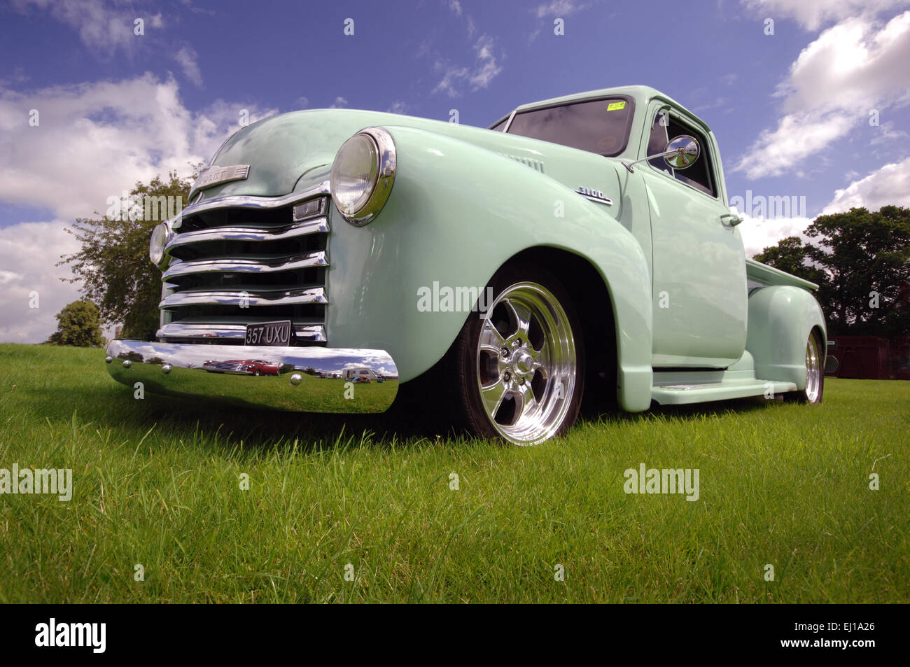 1950 Chevy Pick-up hot rod Banque D'Images