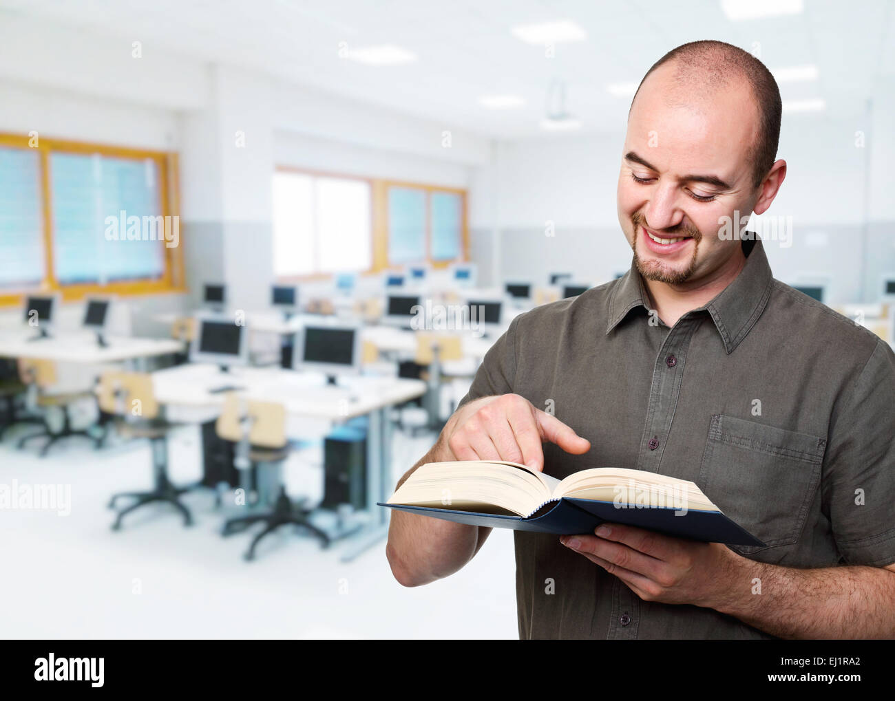 Portrait de l'enseignant et de la classe background Banque D'Images Portrait de l'enseignant et de la classe background Banque D'Images