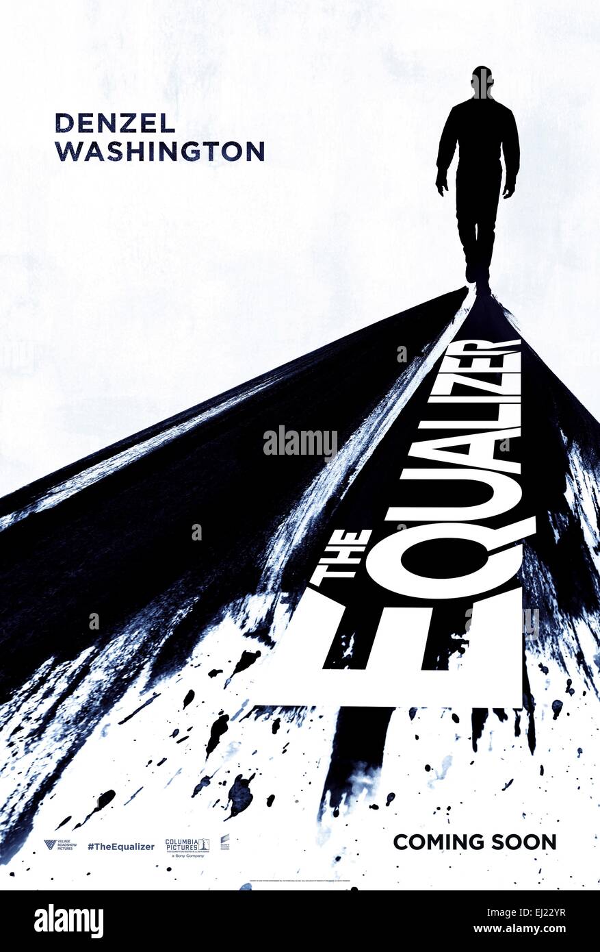 L'année 2014 Égaliseur USA Réalisateur : Antoine Fuqua Film poster (USA) Banque D'Images