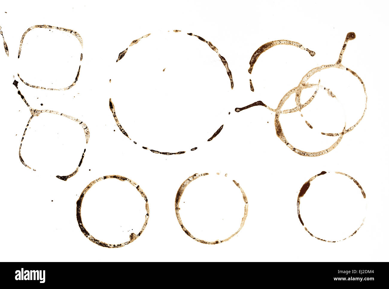 C'est libre de traces dans une tasse avec du café Banque D'Images