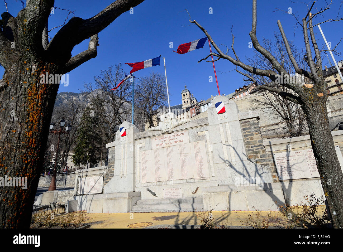 War Memorial Briançon France Banque D'Images