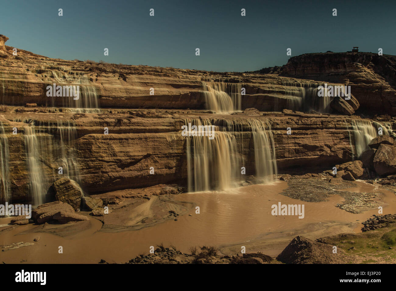 Grand Falls en Arizona Banque D'Images