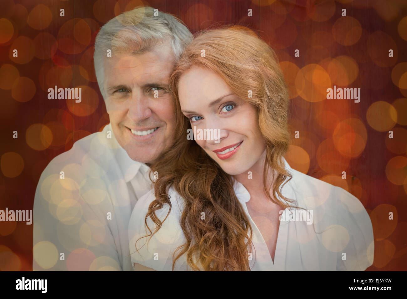 Image composite du couple aimant Banque D'Images