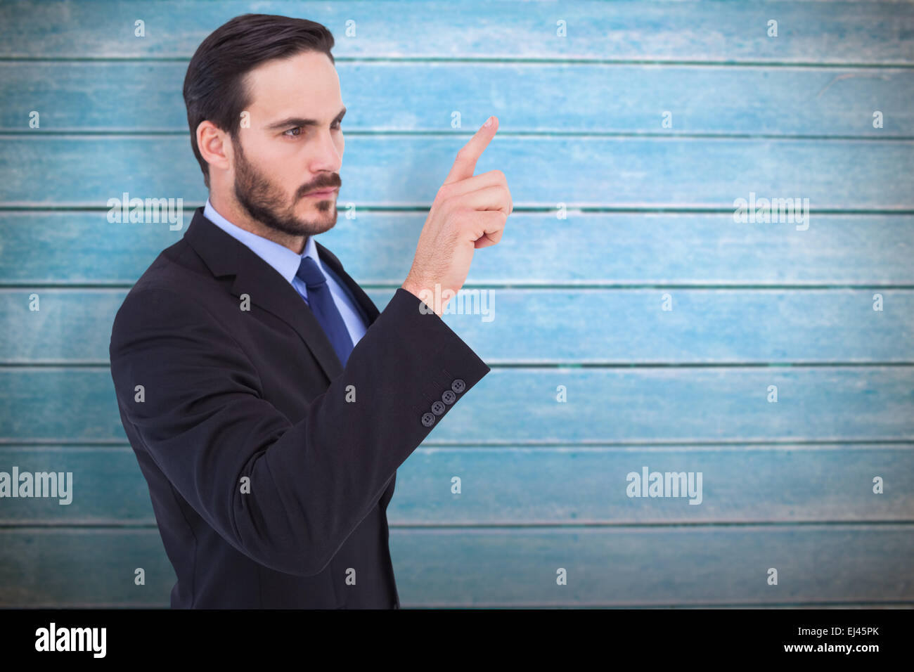 Composite image of man in suit jacket Banque D'Images