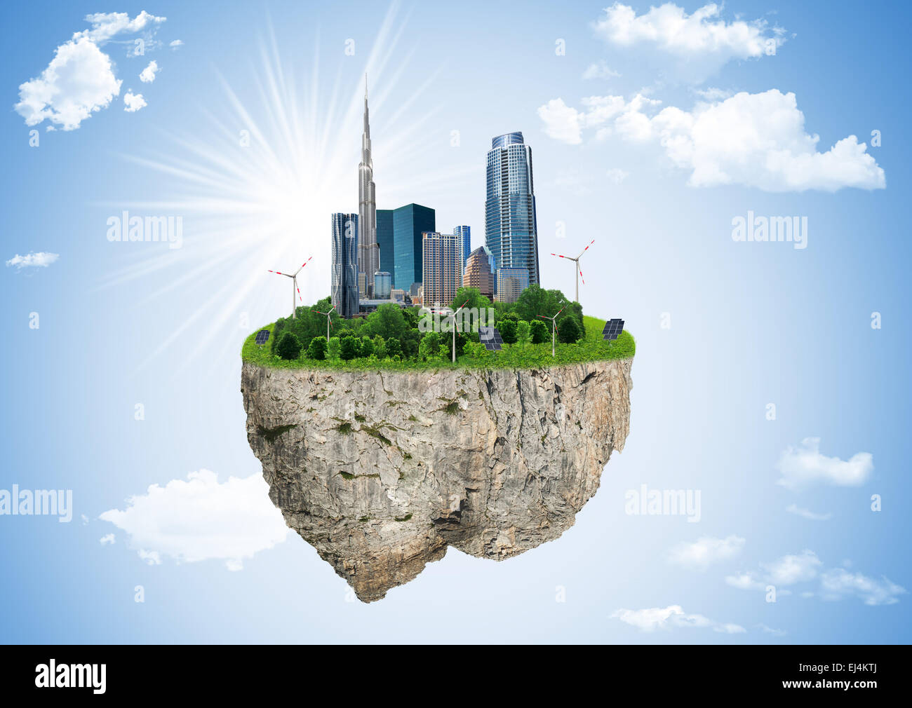 Eco planète, la terre, le globe, de l'environnement Banque D'Images