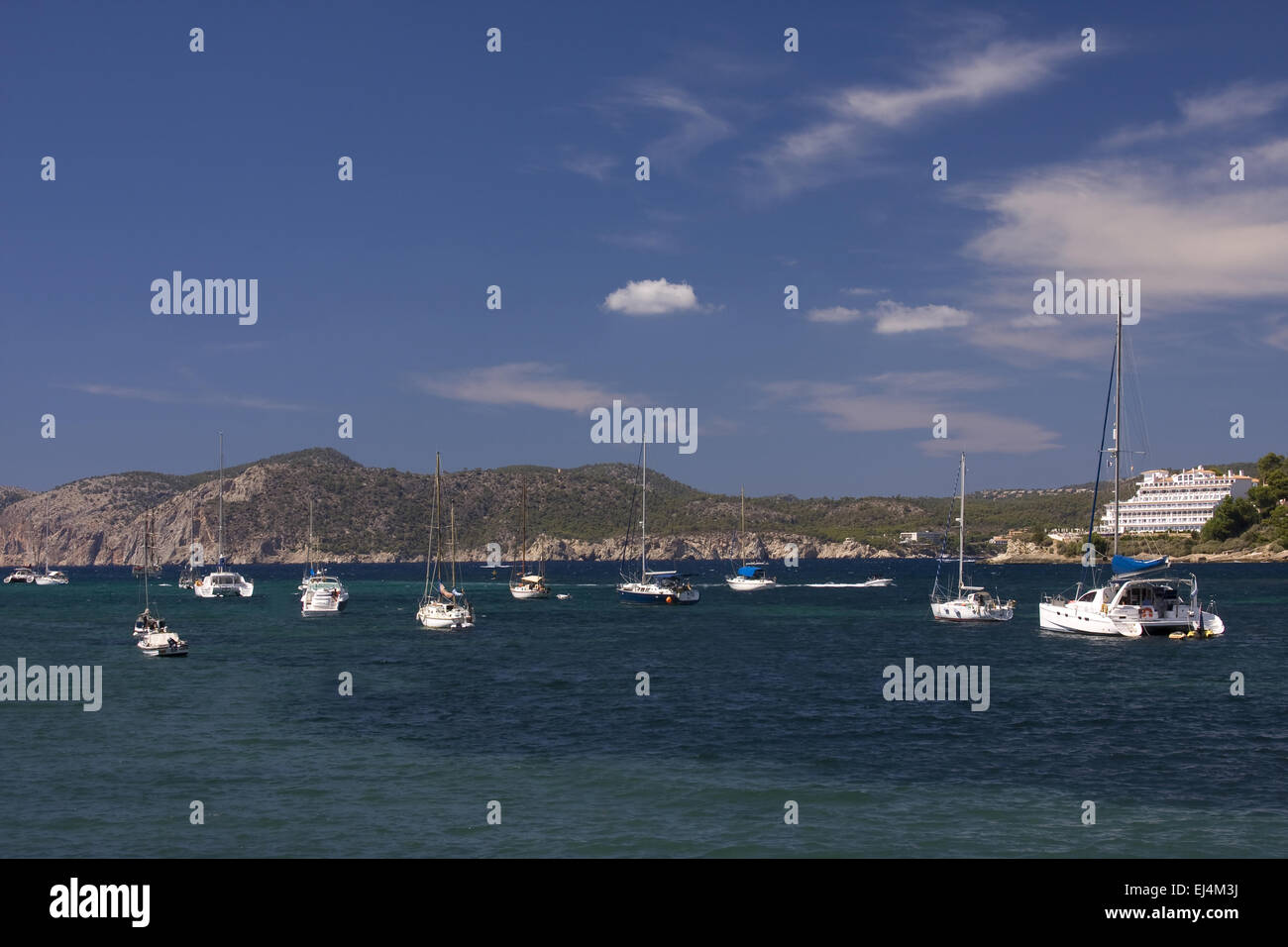 Baie de Santa Ponsa, Majorque, Mallorca, Spain, Europe Banque D'Images