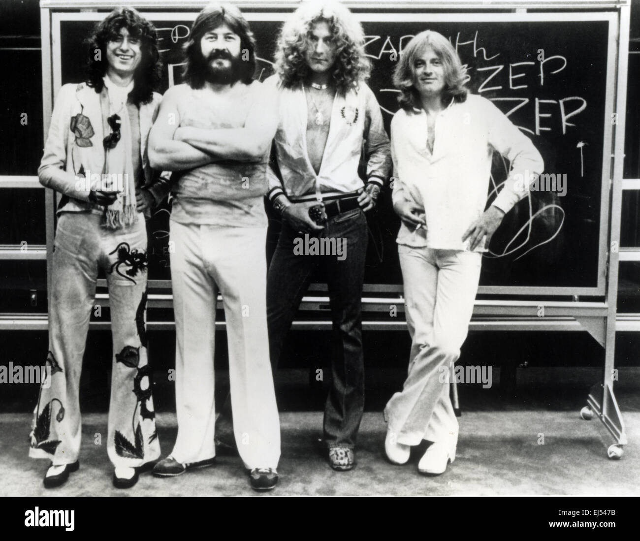 LED ZEPPELIN photo promotionnelle du groupe de rock britannique de 1975  Photo Stock - Alamy