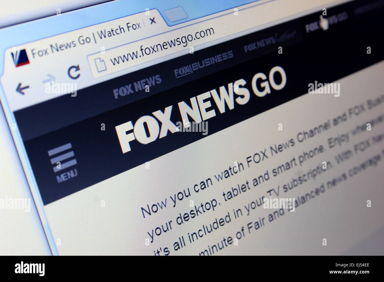 Fox News aller Banque D'Images