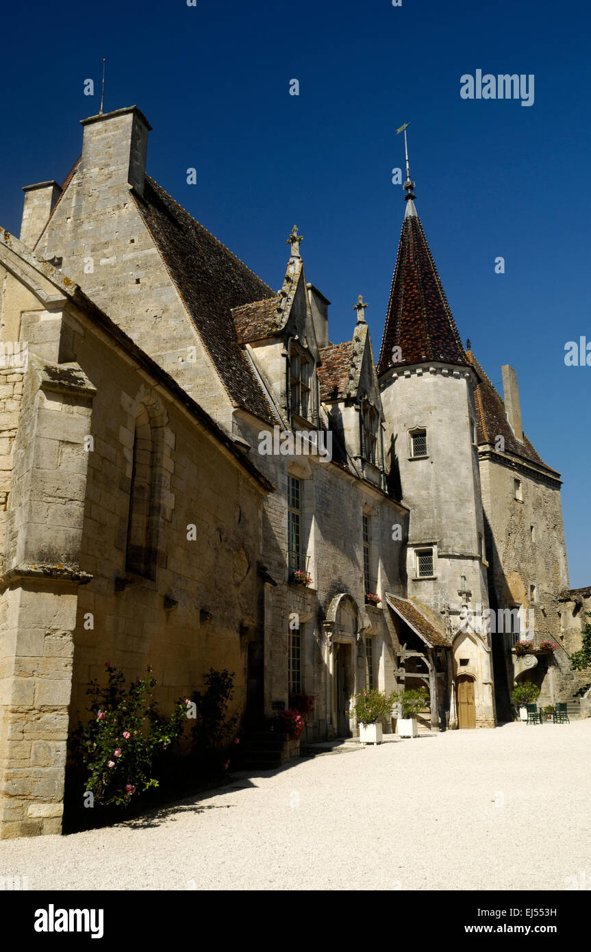 Châteauneuf en Auxois Banque D'Images