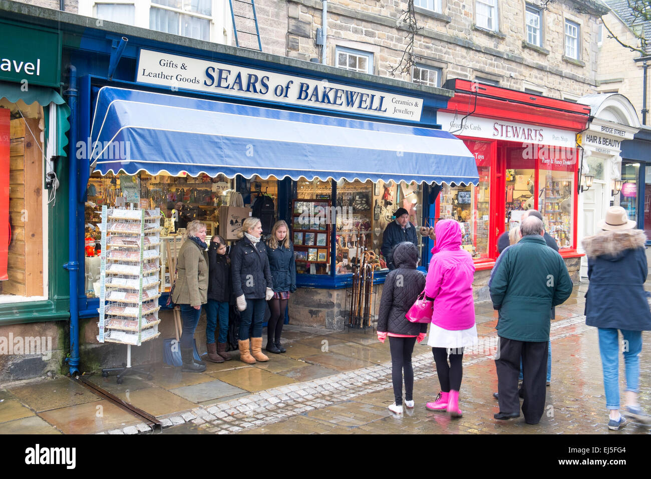 Sears of bakewell magasin de cadeaux à Bakewell, une ville populaire dans le Derbyshire, Angleterre Banque D'Images