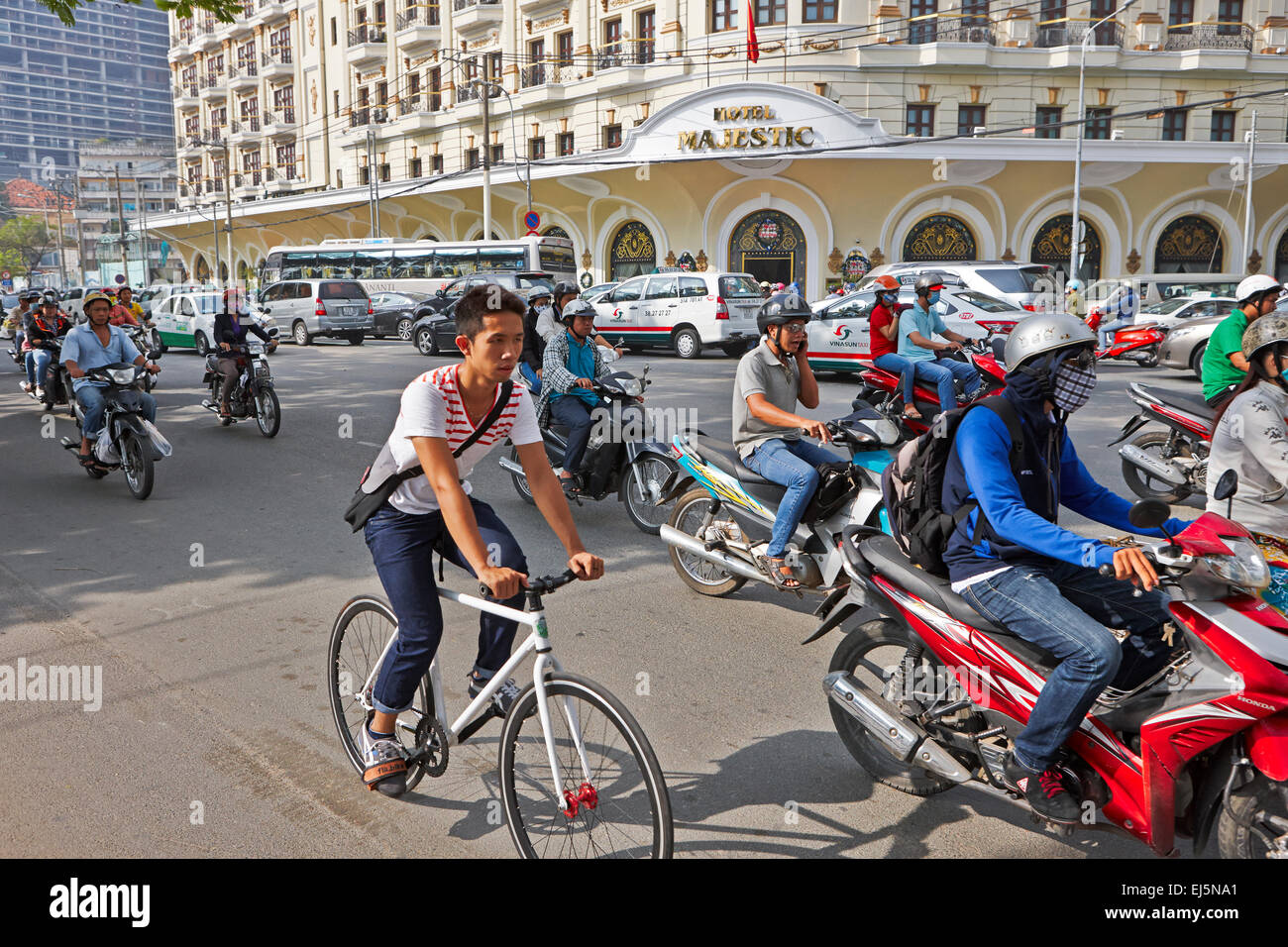 District 1, Ho Chi Minh City, Vietnam. Banque D'Images