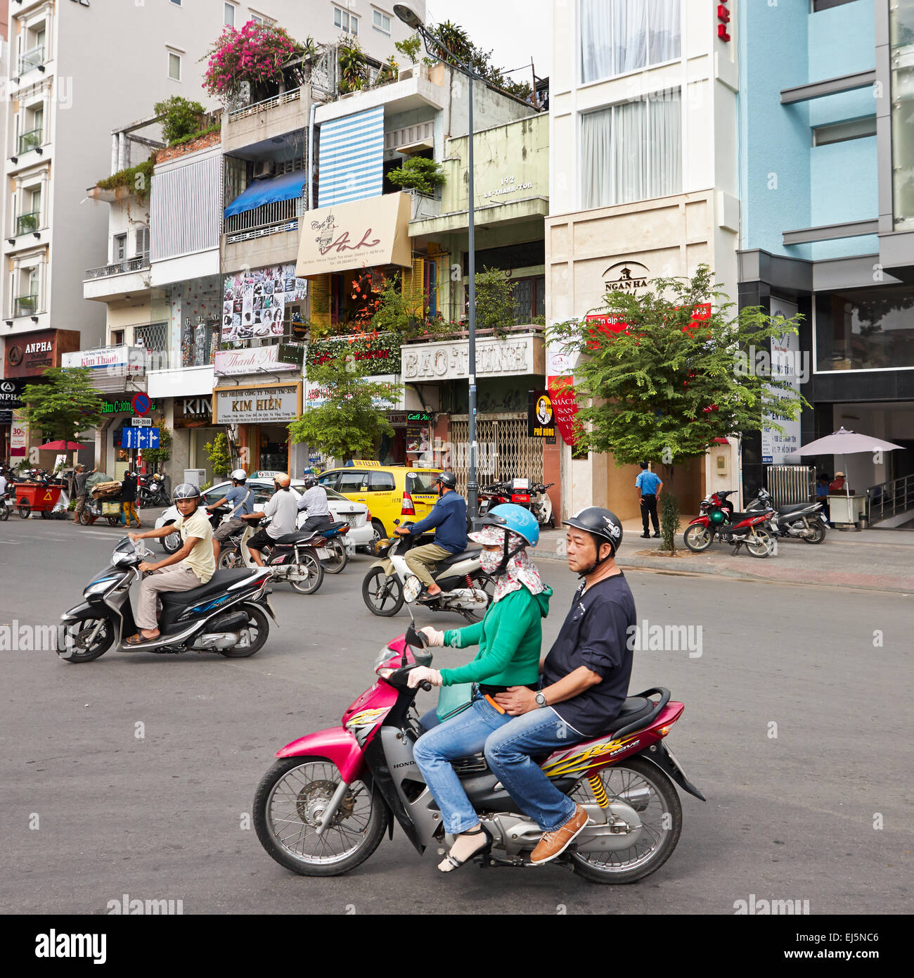 District 1, Ho Chi Minh City, Vietnam. Banque D'Images