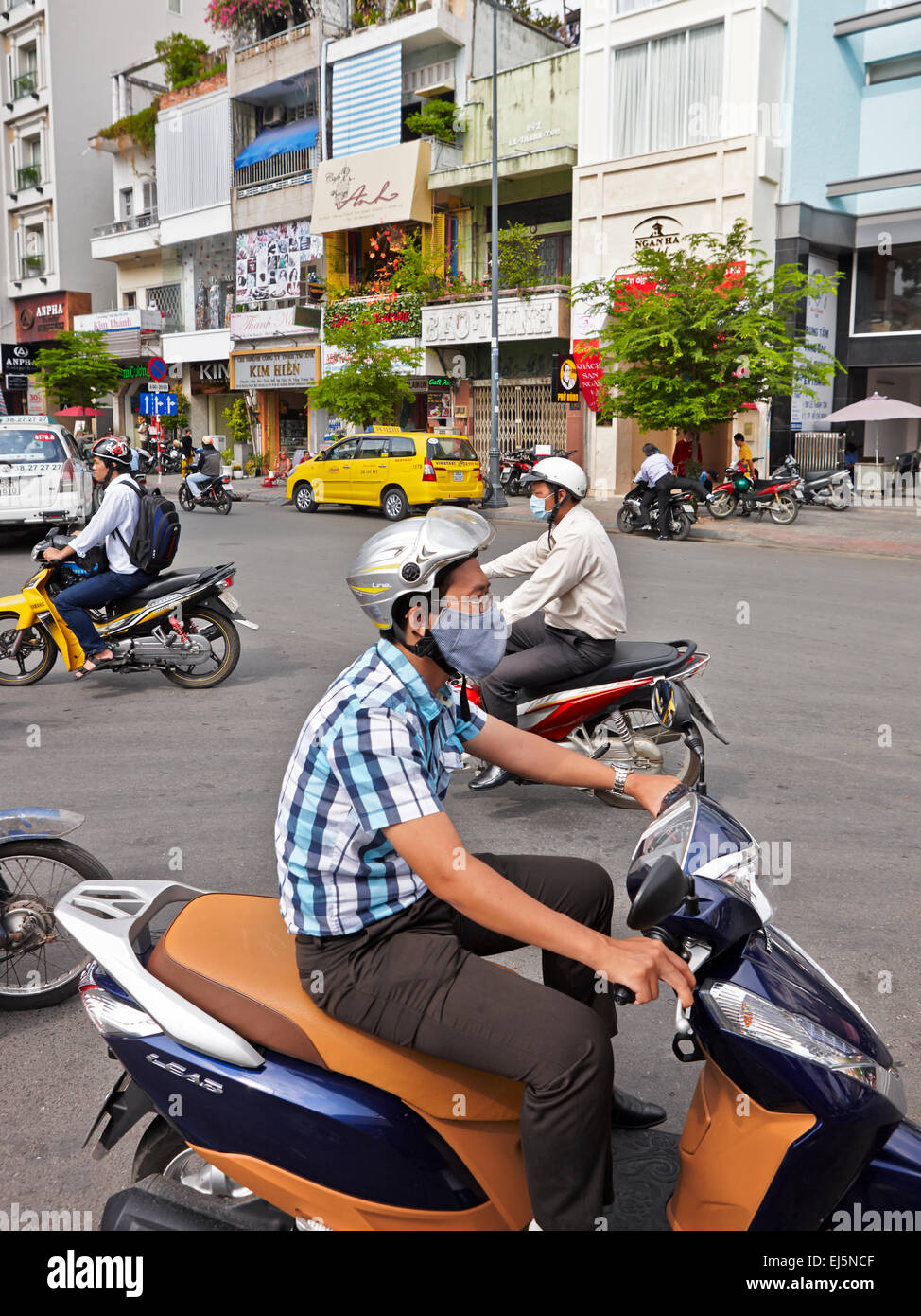 District 1, Ho Chi Minh City, Vietnam. Banque D'Images