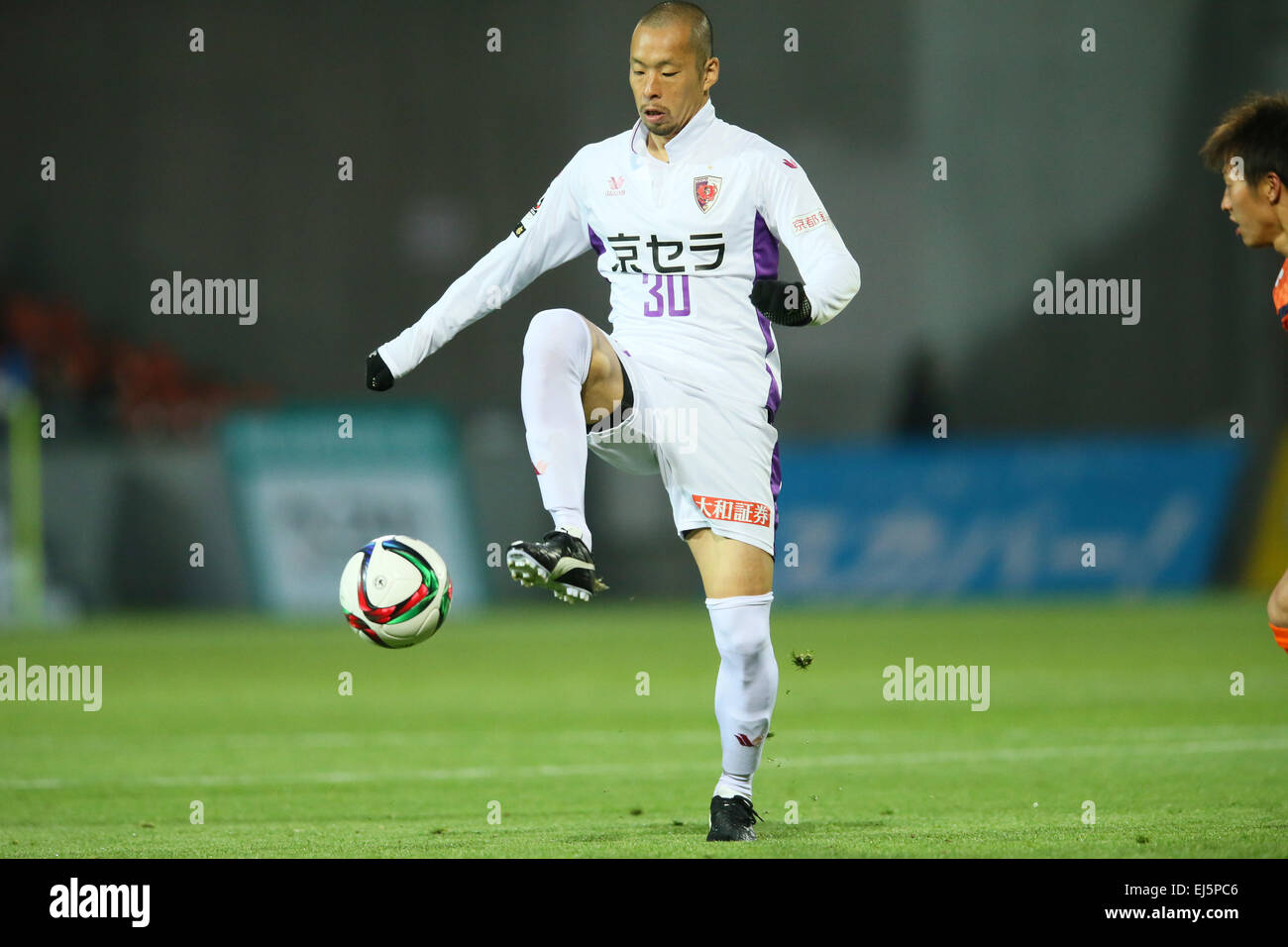 Yosuke Ishibitsu (Sanga), le 21 mars 2015 - Football : Football /2015 J2 match de championnat entre Omiya Ardija Kyoto Sanga 2-1 à Nack5 Stadium Omiya, Saitama, Japon. (Photo de YUTAKA/AFLO SPORT) [1040] Banque D'Images