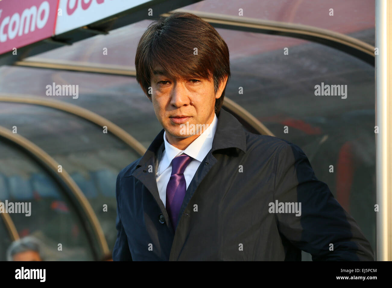 Masahiro Wada (Sanga), le 21 mars 2015 - Football : Football /2015 J2 match de championnat entre Omiya Ardija Kyoto Sanga 2-1 à Nack5 Stadium Omiya, Saitama, Japon. (Photo de YUTAKA/AFLO SPORT) [1040] Banque D'Images