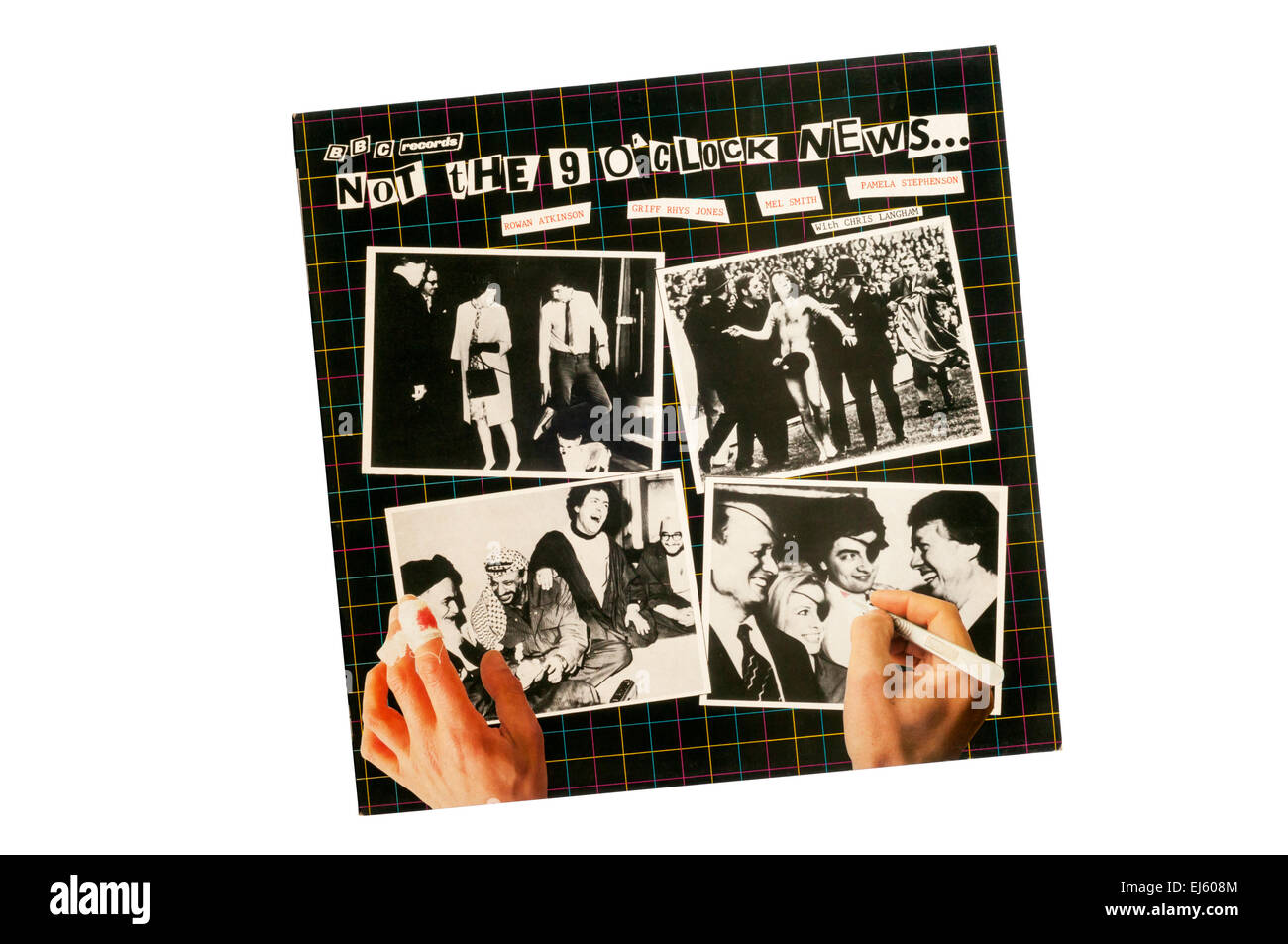 Le pas 9 heures News a été un 1980 collection de sketches comiques, de la BBC, émission de télévision du même nom. Banque D'Images
