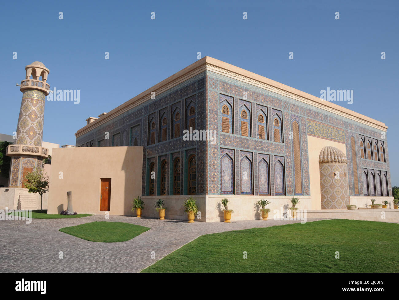Mosquée Bleue, Katara Cultural Village, Doha, Qatar. Moyen Orient Banque D'Images