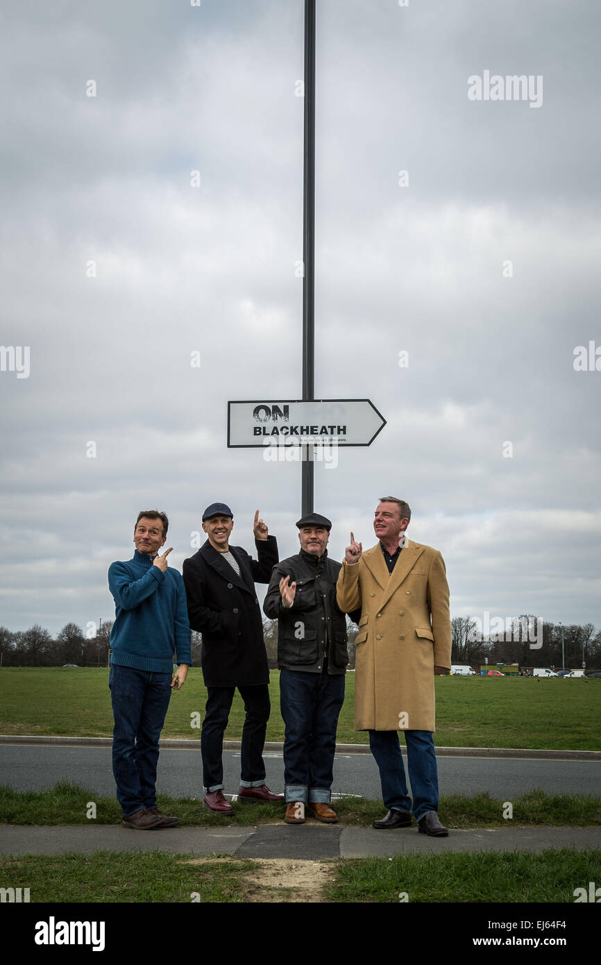 Londres, Royaume-Uni. 22 mars, 2015. Madness photocall pour OnBlackheath Crédit Festival : Guy Josse/Alamy Live News Banque D'Images