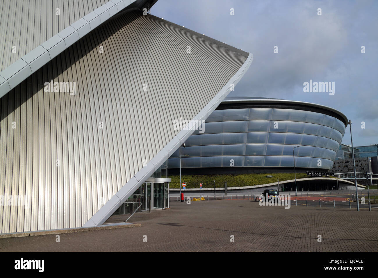 Clyde Auditorium et sse hydro arena de la secc Scottish Exhibition and Conference Centre Glasgow Scotland UK Banque D'Images