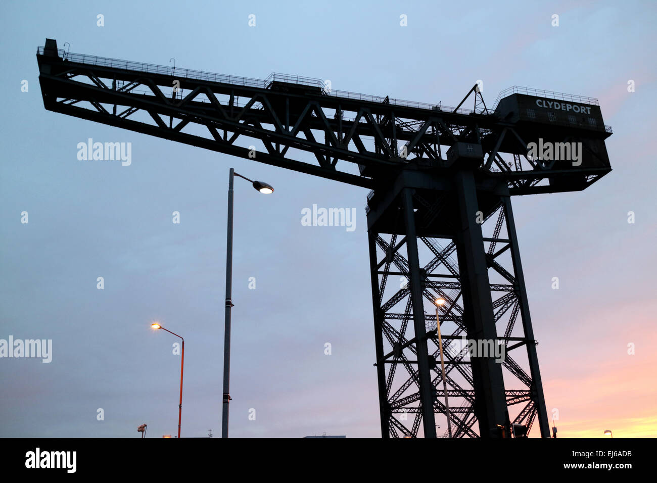 Finnieston crane monument à Glasgow Scotland UK Banque D'Images
