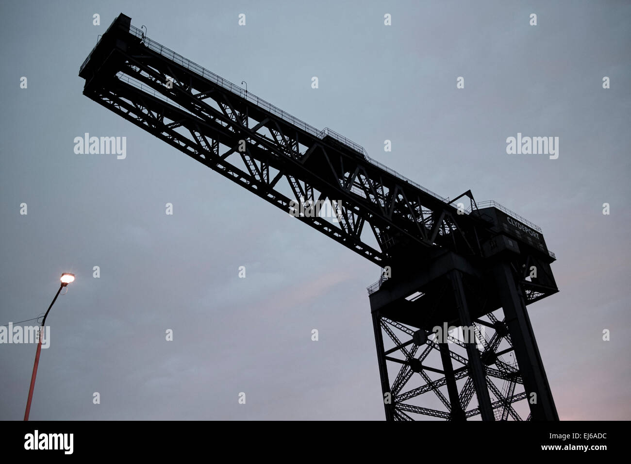 Finnieston crane monument à Glasgow Scotland UK Banque D'Images