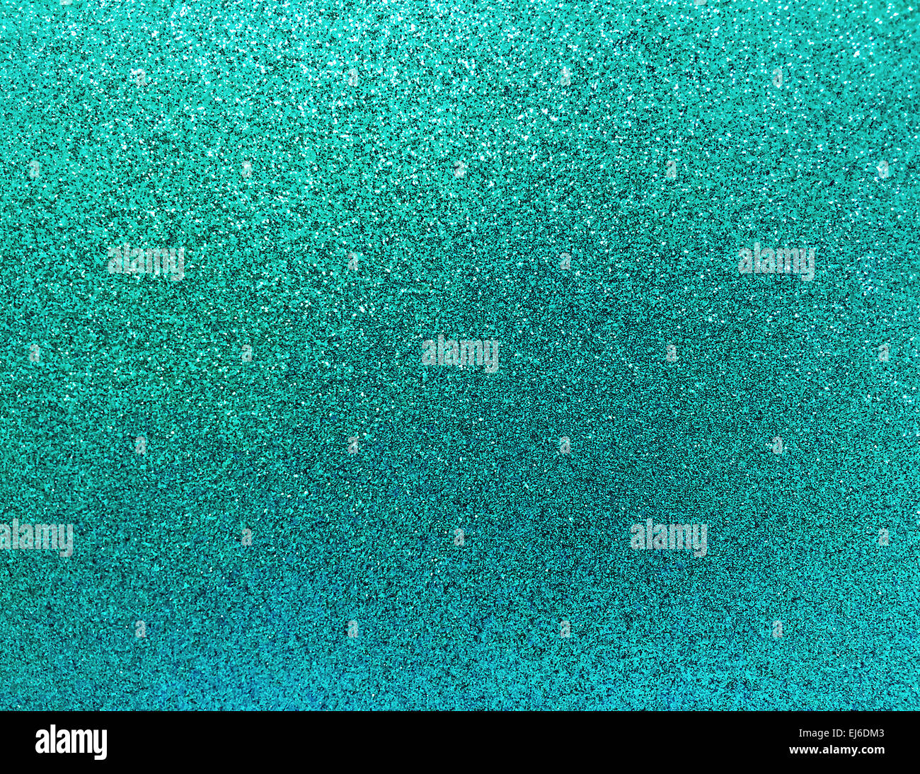 Aqua Blue Glitter Sparkle texture de fond papier Gilttery brillant Banque D'Images