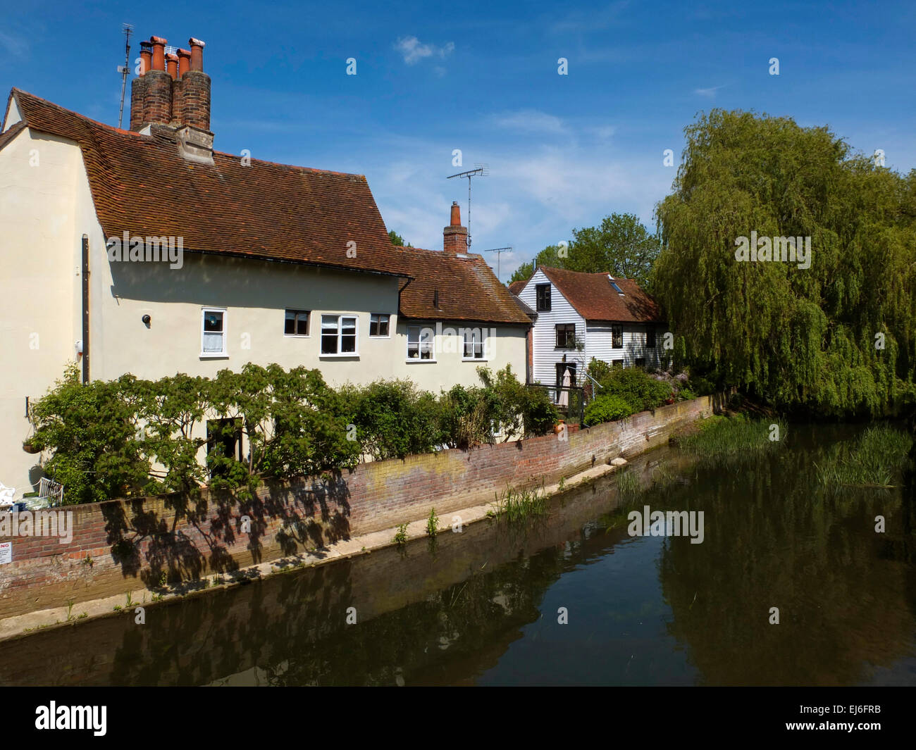 Blackwater River, Coggeshall, Essex Banque D'Images