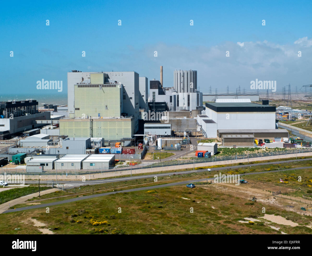 Dungess centrale nucléaire à Kent, England, UK Banque D'Images
