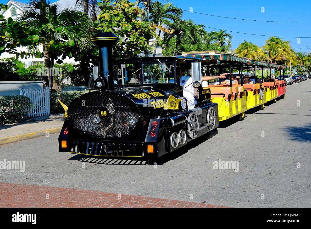 Train Conch Key West FL Floride destination pour l'ouest de Tampa Crusie Caraïbes Banque D'Images