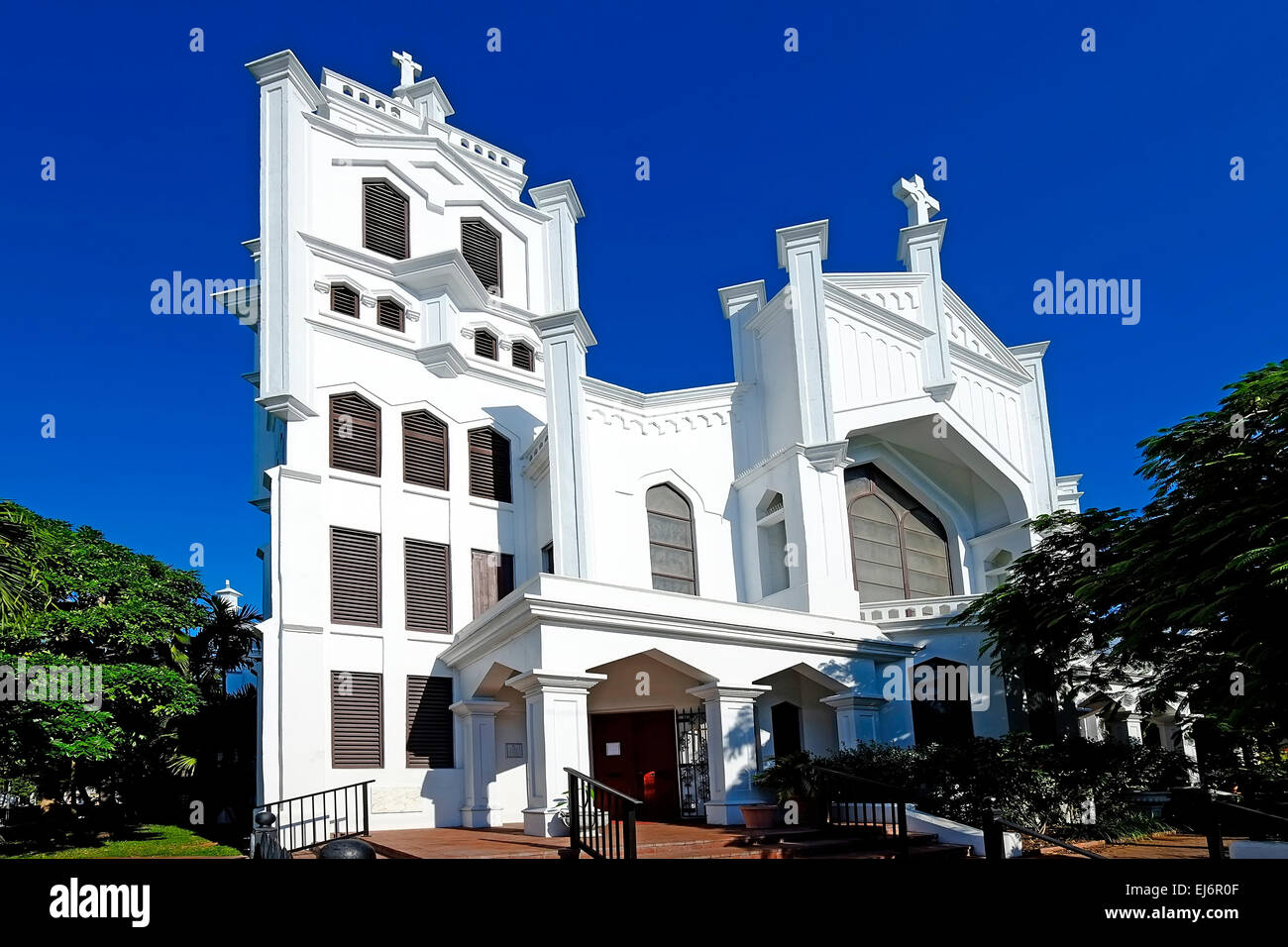 Episcopel St. Paul's Church Key West FL Floride destination pour l'ouest de Tampa Crusie Caraïbes Banque D'Images