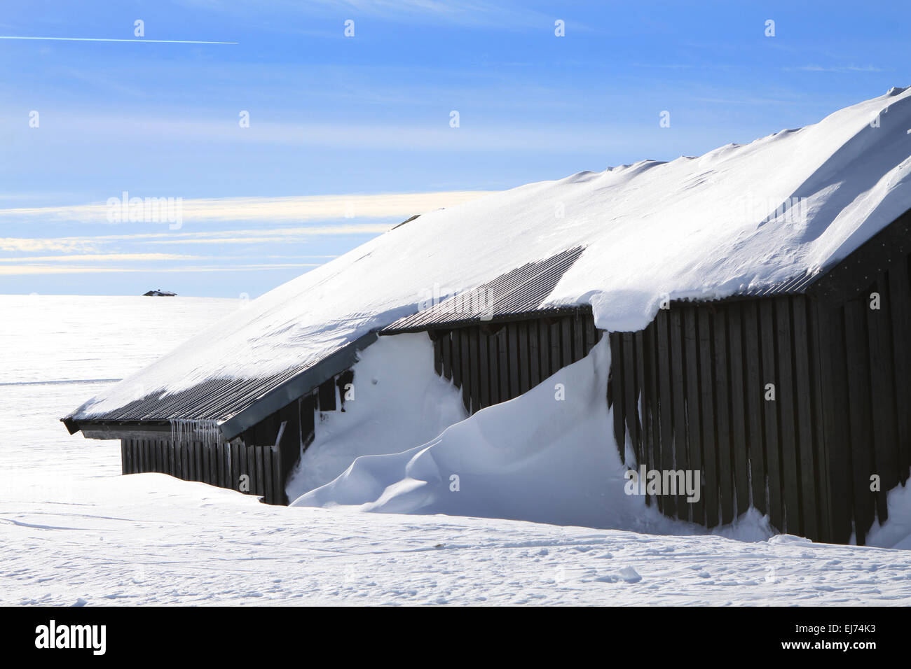 Les zones de sports d'hiver en Norvège Banque D'Images