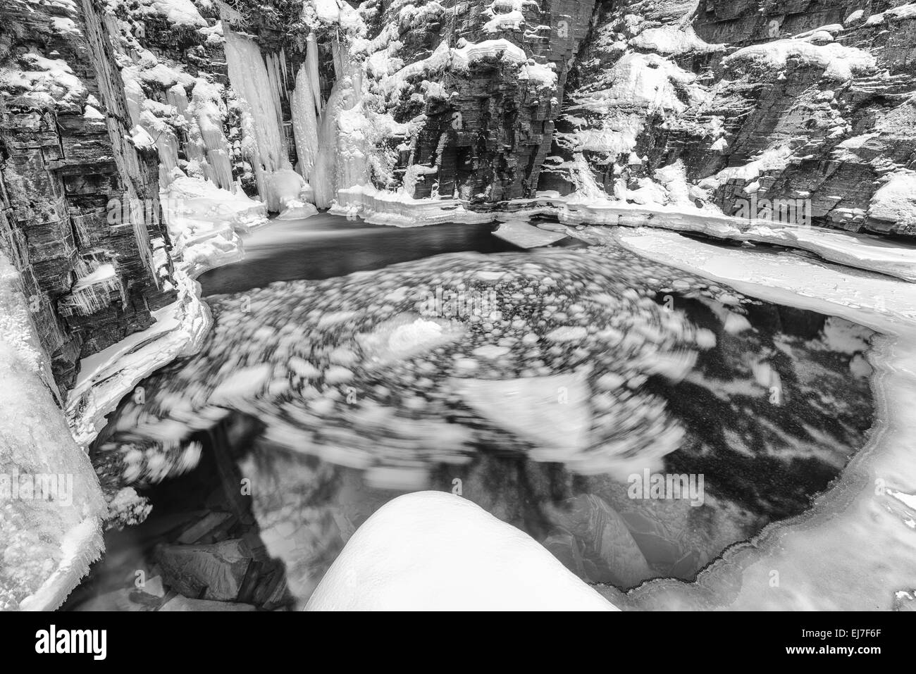 Abisko Abisko Canyon, NP, Laponie, Suède Banque D'Images