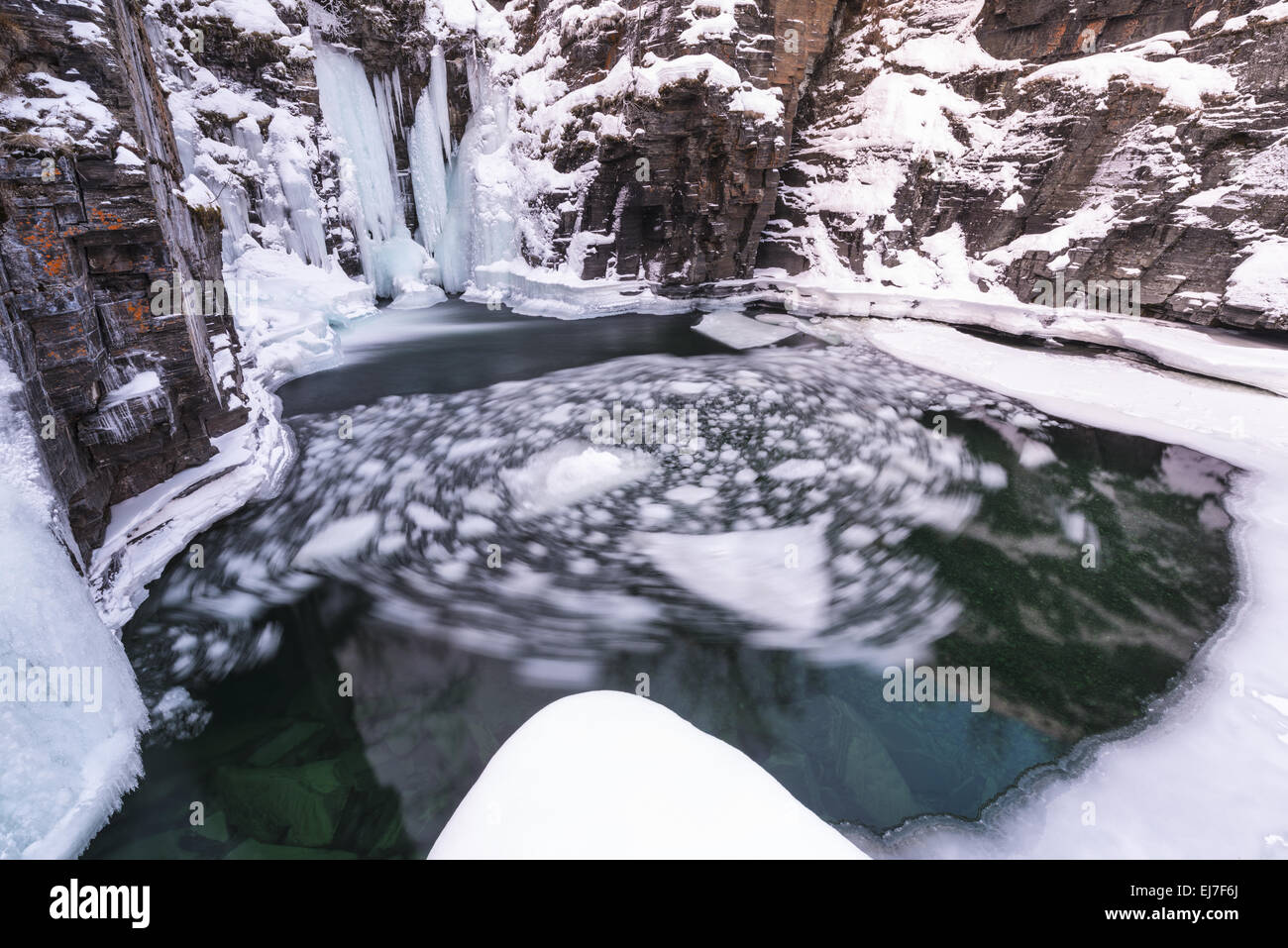 Abisko Abisko Canyon, NP, Laponie, Suède Banque D'Images