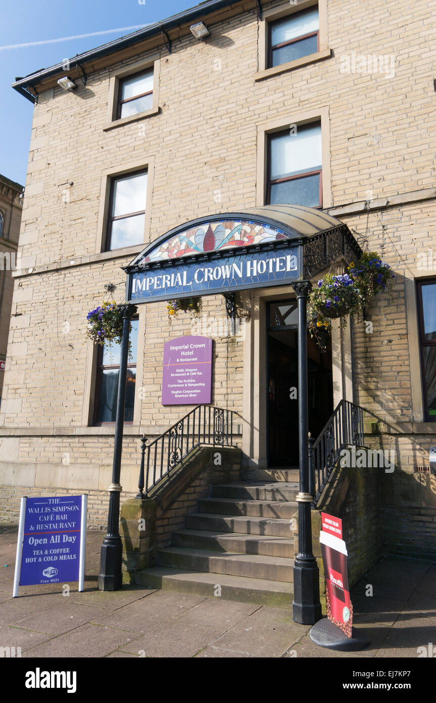 Imperial Crown Hotel Halifax, West Yorkshire, Royaume-Uni Banque D'Images