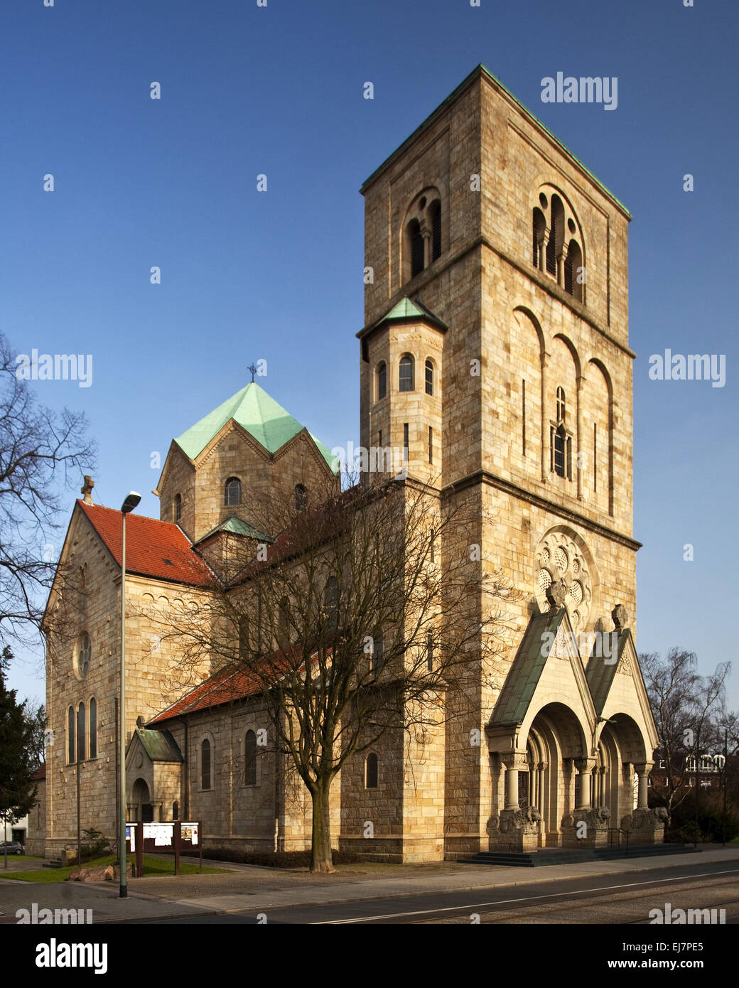 L'église paroissiale de Saint Joseph, Herne, Allemagne Banque D'Images