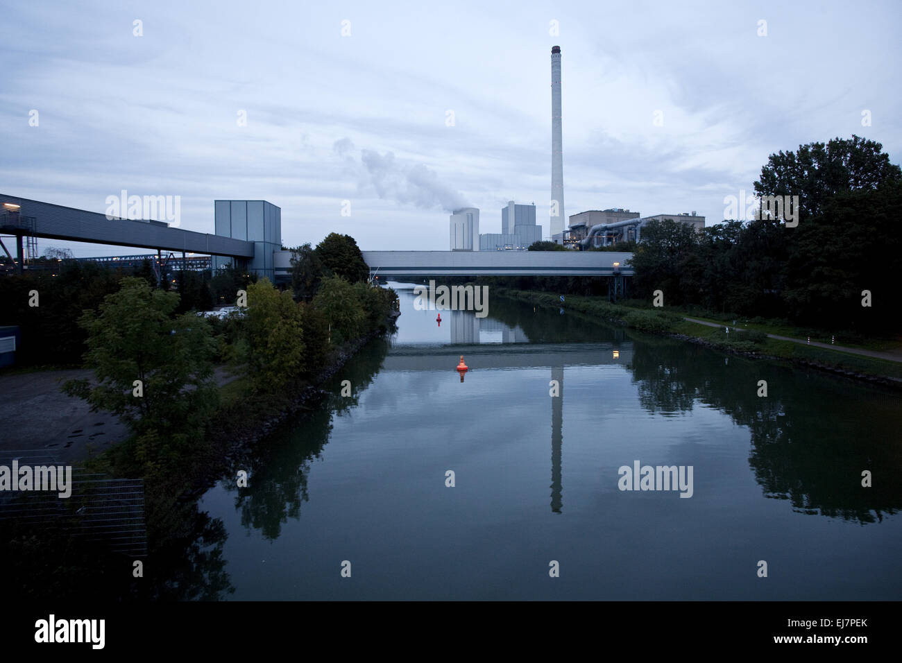 Power Plant STEAG, Herne, Allemagne Banque D'Images